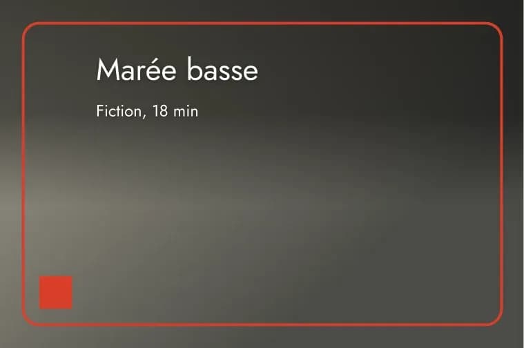 The same card: a first red square appears at the bottom left.