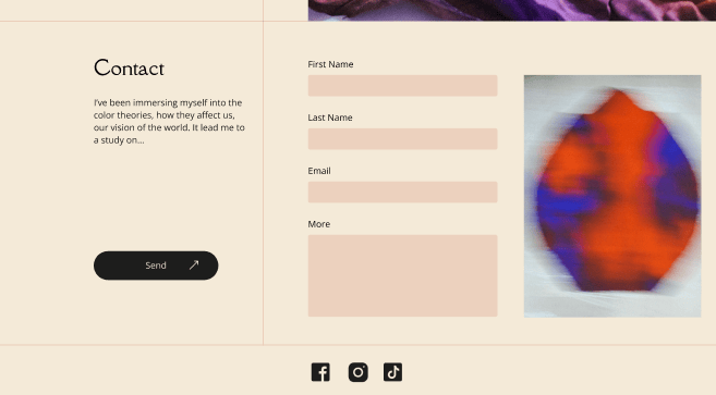 Sarah’s portfolio – concept 1